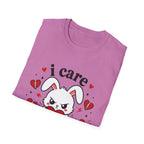 I Care Aggressively Bunny T-Shirt