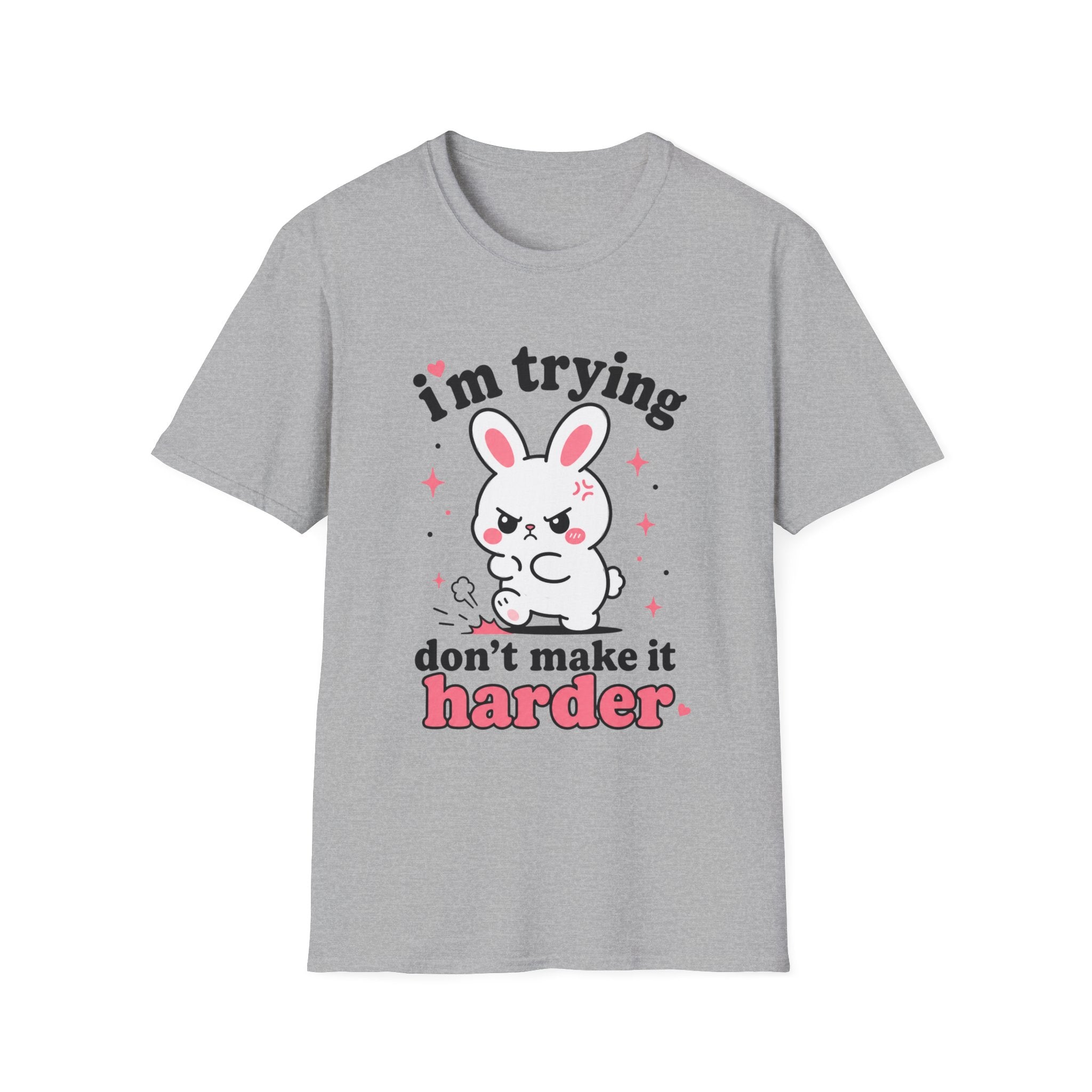 Copy of I Care Aggressively Bunny T-Shirt