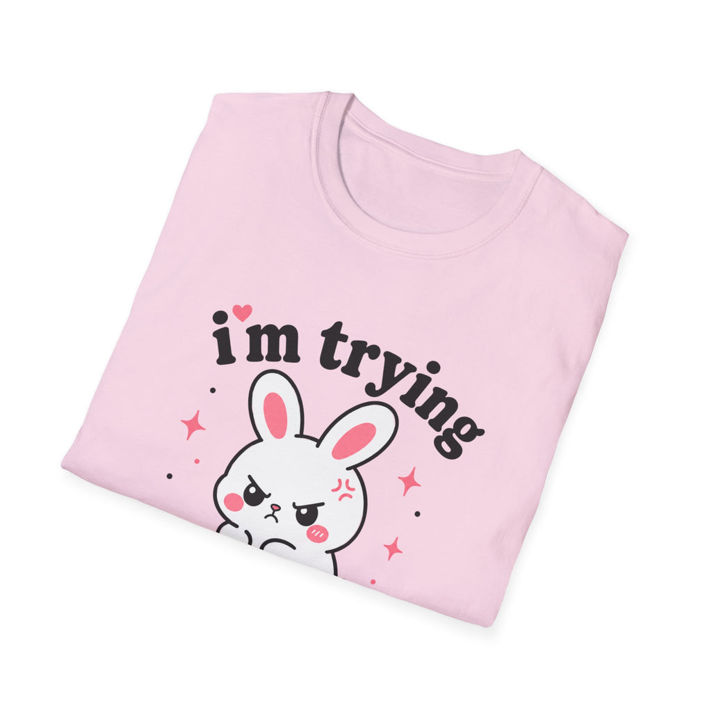 Copy of I Care Aggressively Bunny T-Shirt