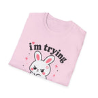 Copy of I Care Aggressively Bunny T-Shirt