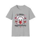 I Care Aggressively Bunny T-Shirt