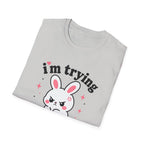 Copy of I Care Aggressively Bunny T-Shirt