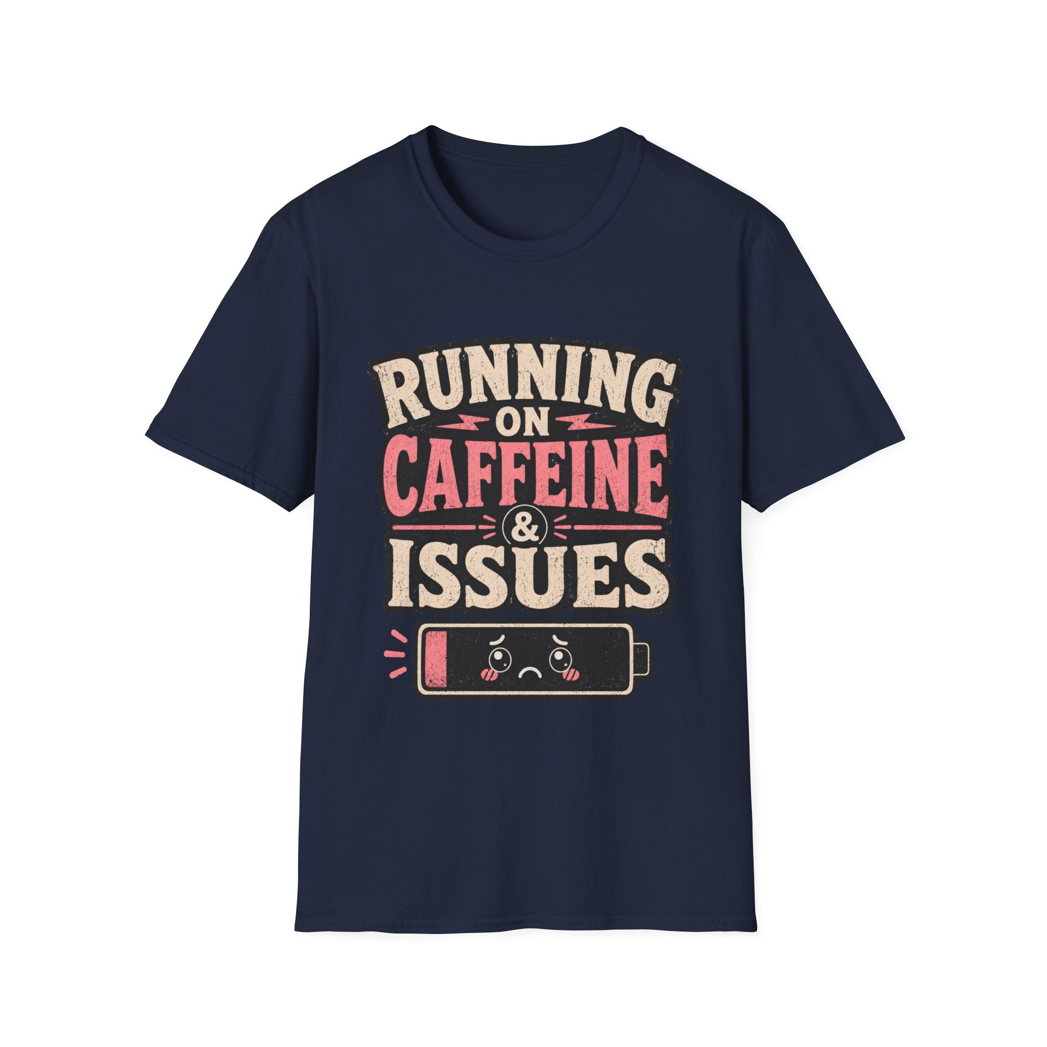 Running on caffeine & Issues T-Shirt