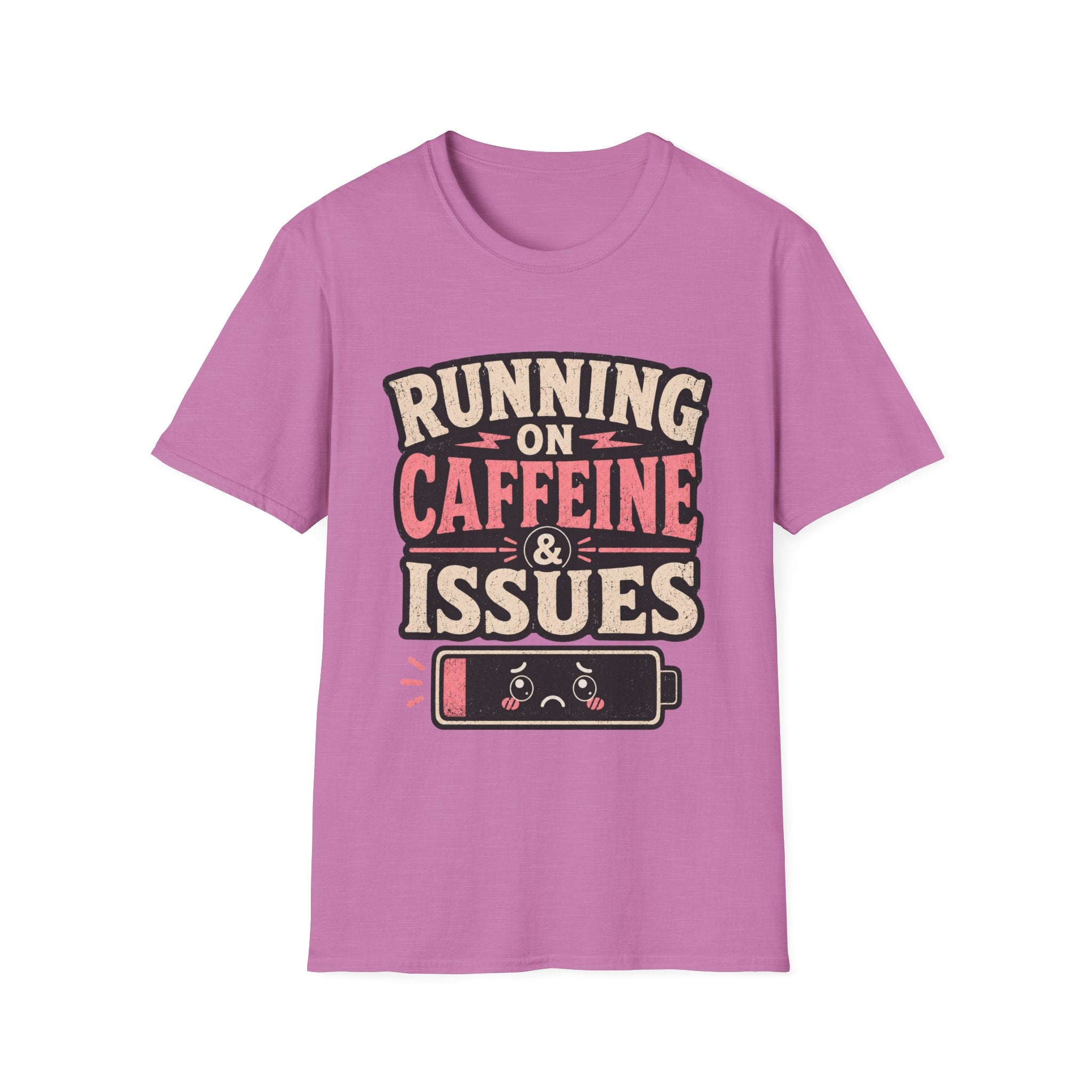Running on caffeine & Issues T-Shirt