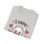 I Care Aggressively Bunny T-Shirt