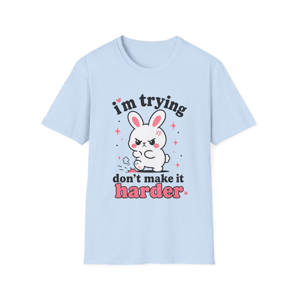 Copy of I Care Aggressively Bunny T-Shirt