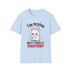 Copy of I Care Aggressively Bunny T-Shirt