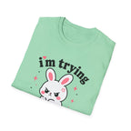 Copy of I Care Aggressively Bunny T-Shirt