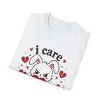 I Care Aggressively Bunny T-Shirt