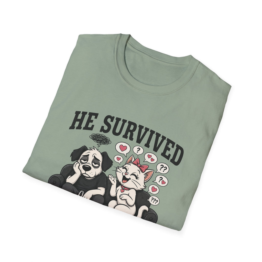 He Survived Another Conversation T-Shirt