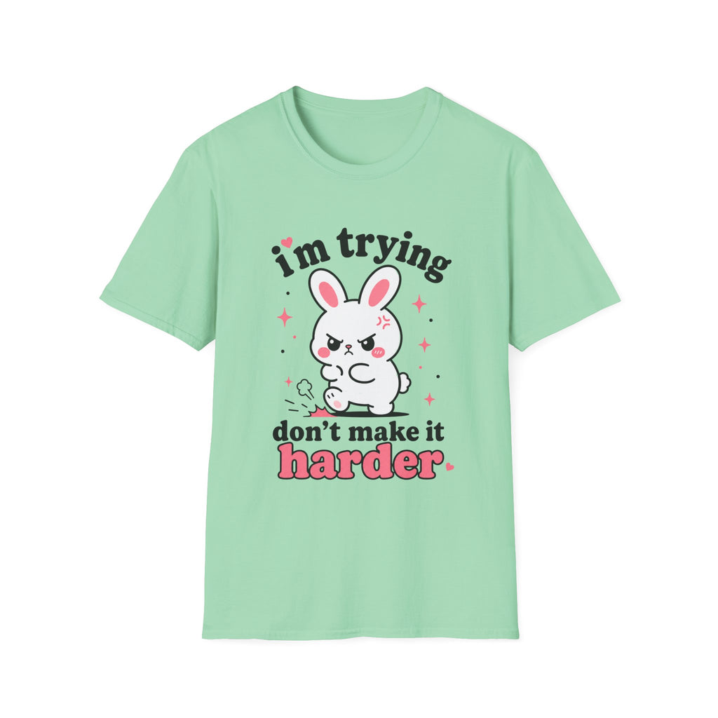 Copy of I Care Aggressively Bunny T-Shirt