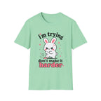 Copy of I Care Aggressively Bunny T-Shirt