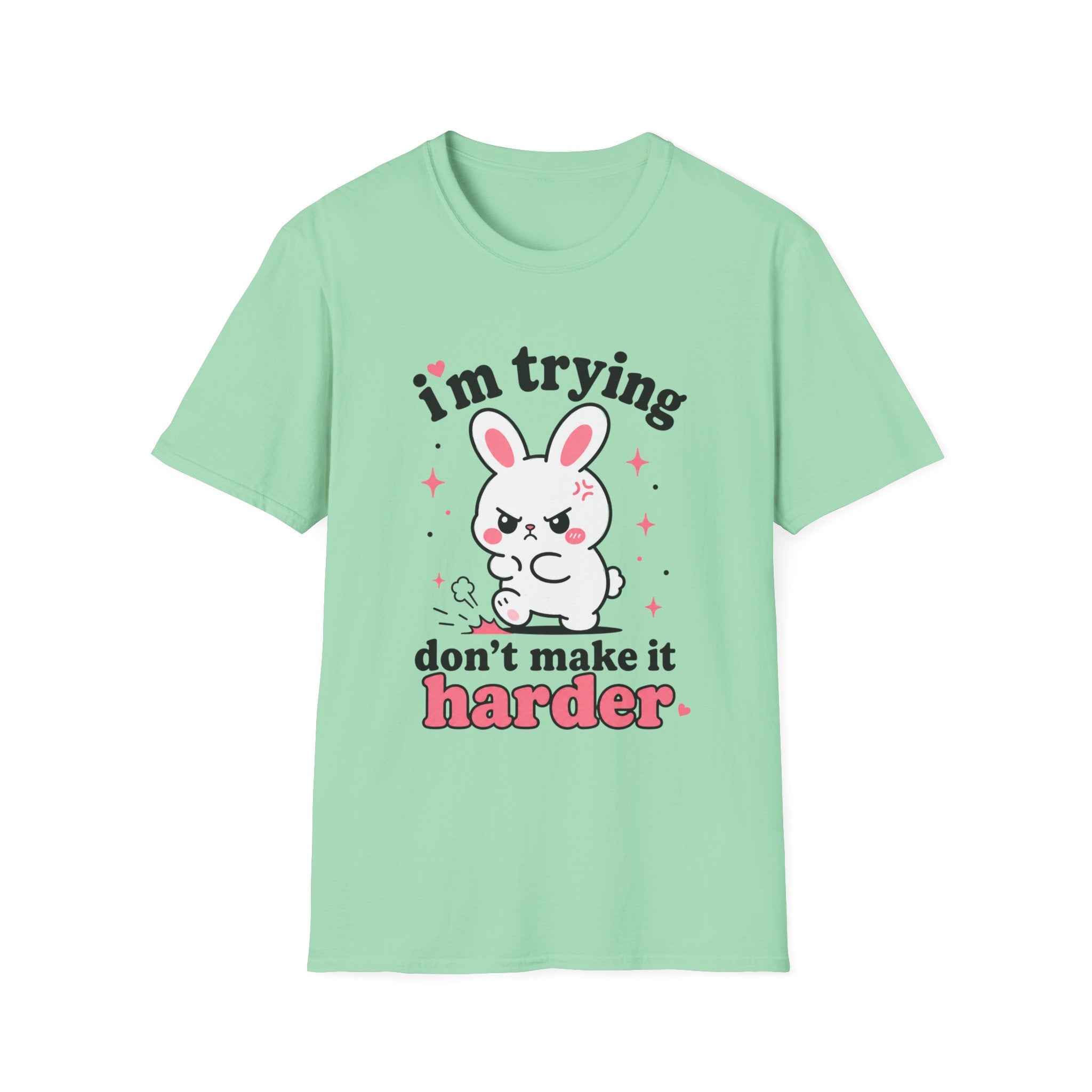 Copy of I Care Aggressively Bunny T-Shirt