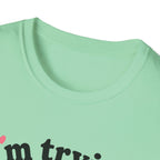 Copy of I Care Aggressively Bunny T-Shirt