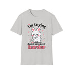 Copy of I Care Aggressively Bunny T-Shirt