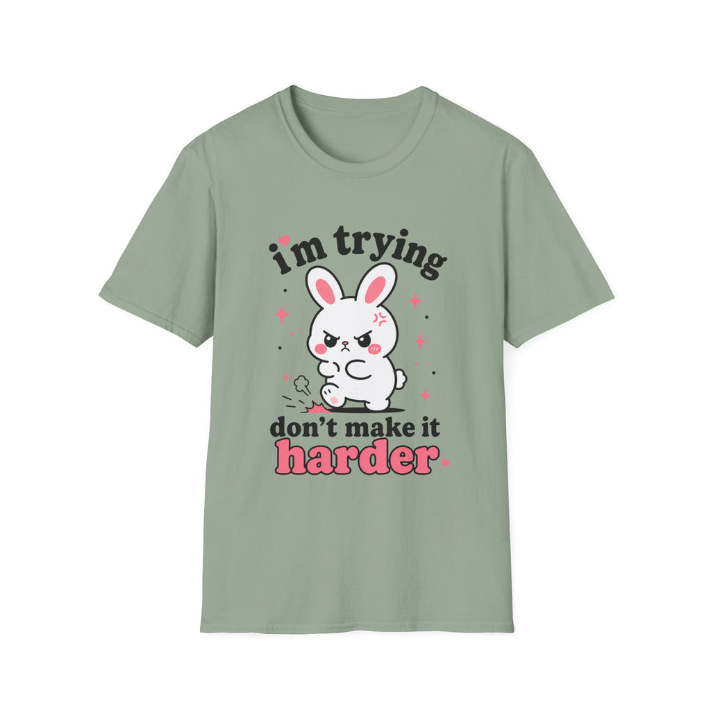 Copy of I Care Aggressively Bunny T-Shirt