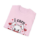 I Care Aggressively Bunny T-Shirt