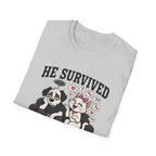 He Survived Another Conversation T-Shirt