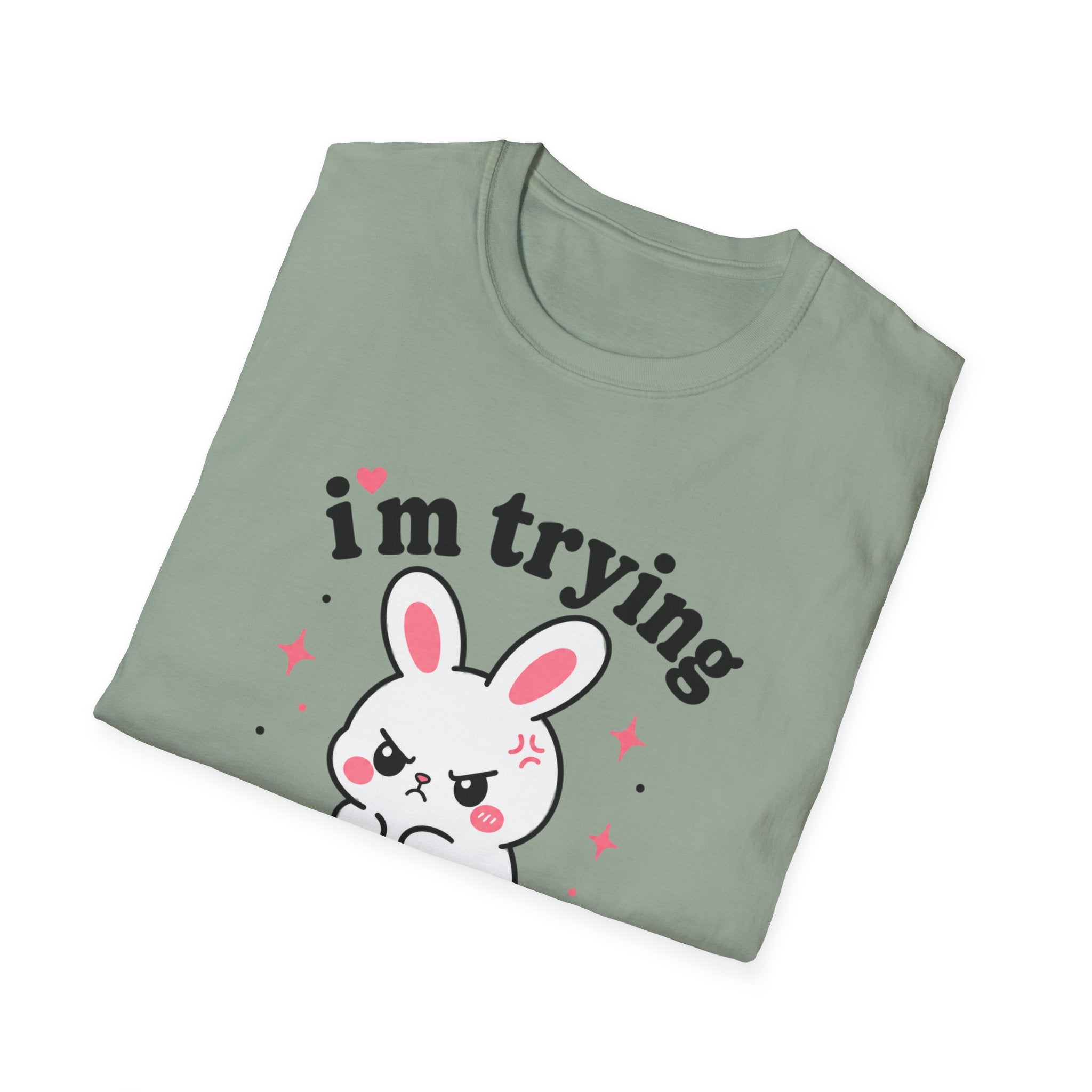 Copy of I Care Aggressively Bunny T-Shirt