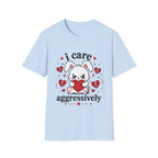 I Care Aggressively Bunny T-Shirt
