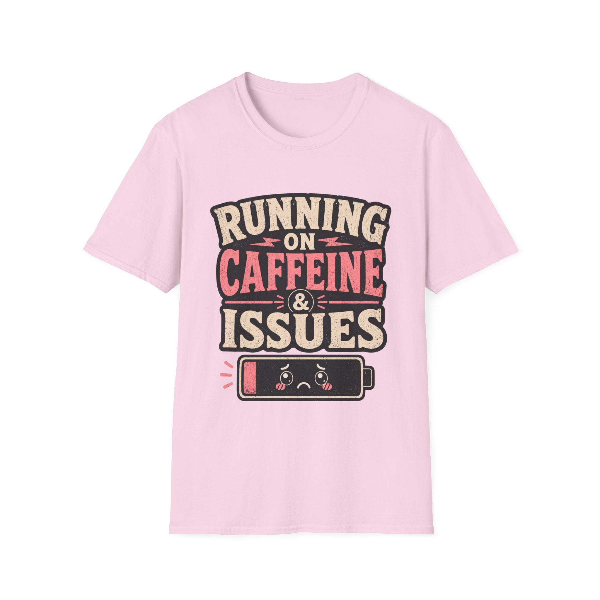 Running on caffeine & Issues T-Shirt