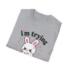 Copy of I Care Aggressively Bunny T-Shirt