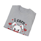 I Care Aggressively Bunny T-Shirt