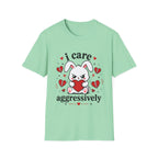 I Care Aggressively Bunny T-Shirt