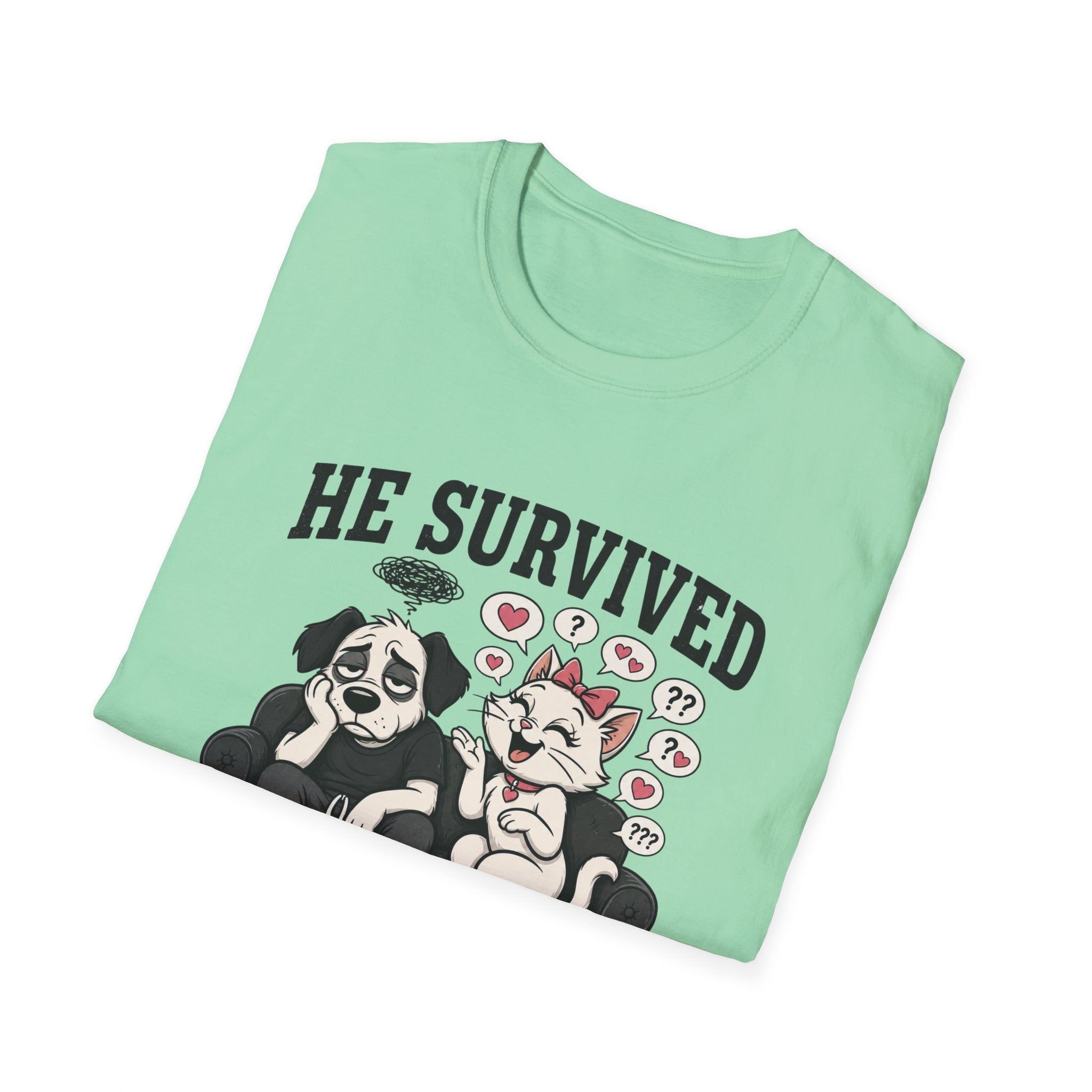He Survived Another Conversation T-Shirt