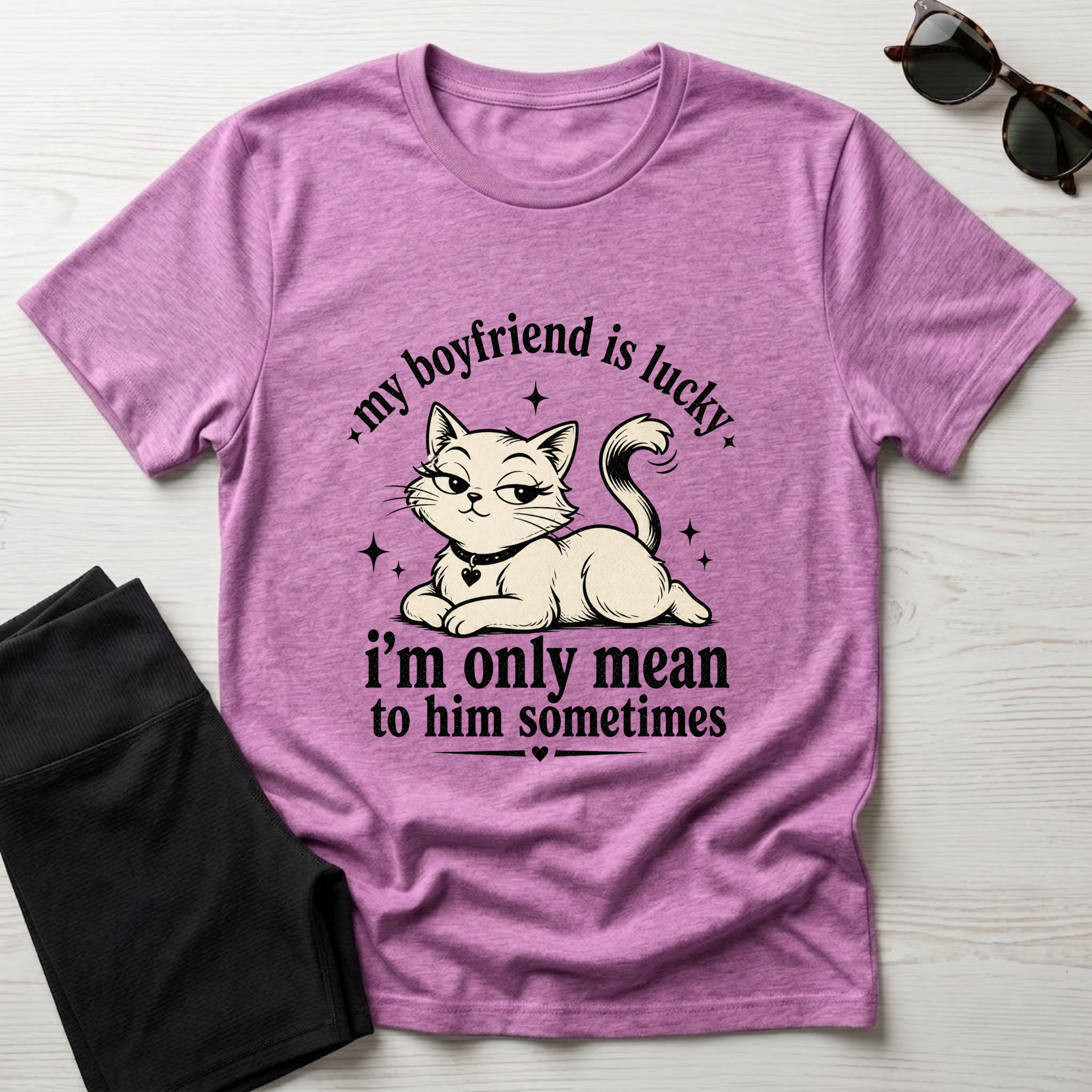 My Boyfriend is Lucky T-Shirt