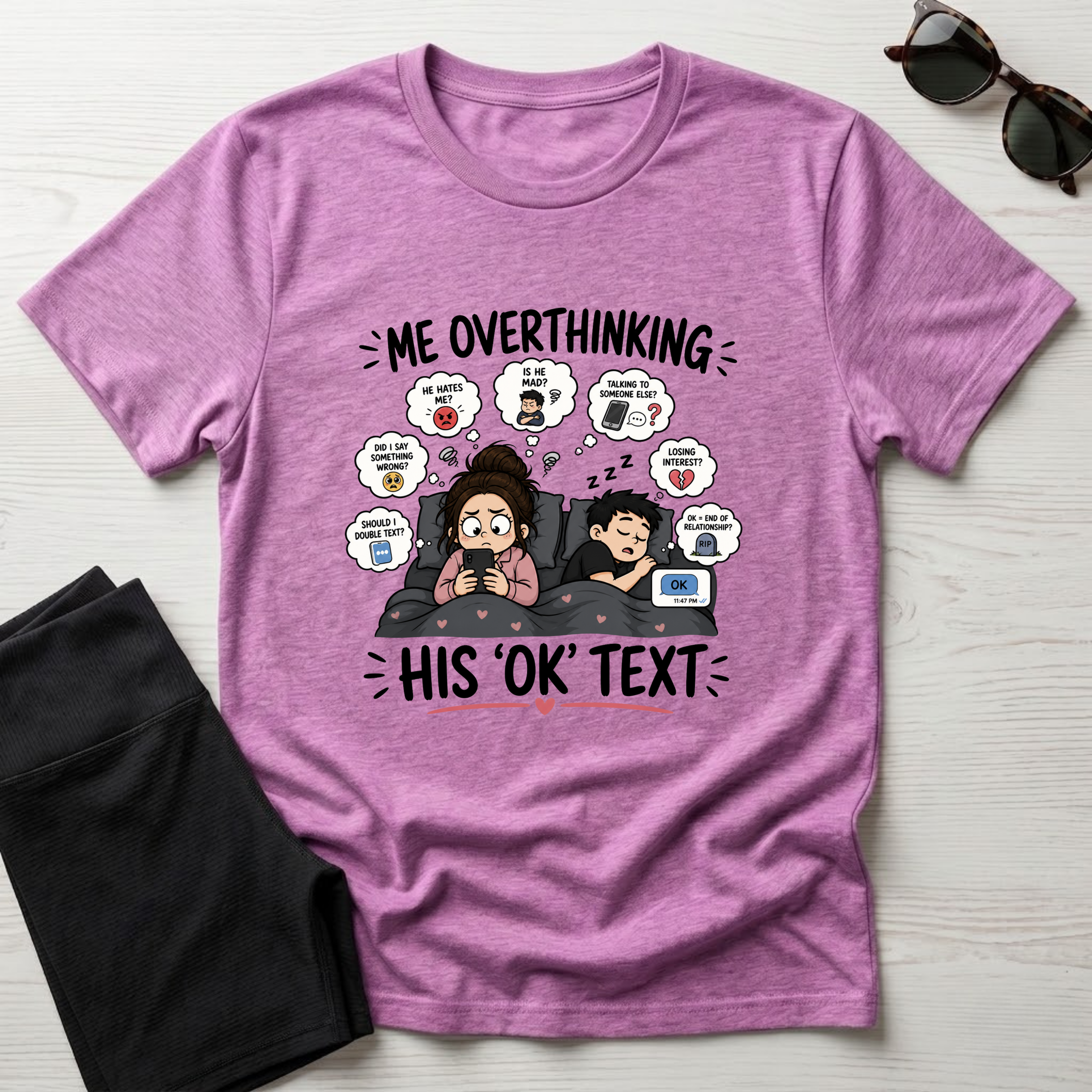 Me Overthinking T-Shirt