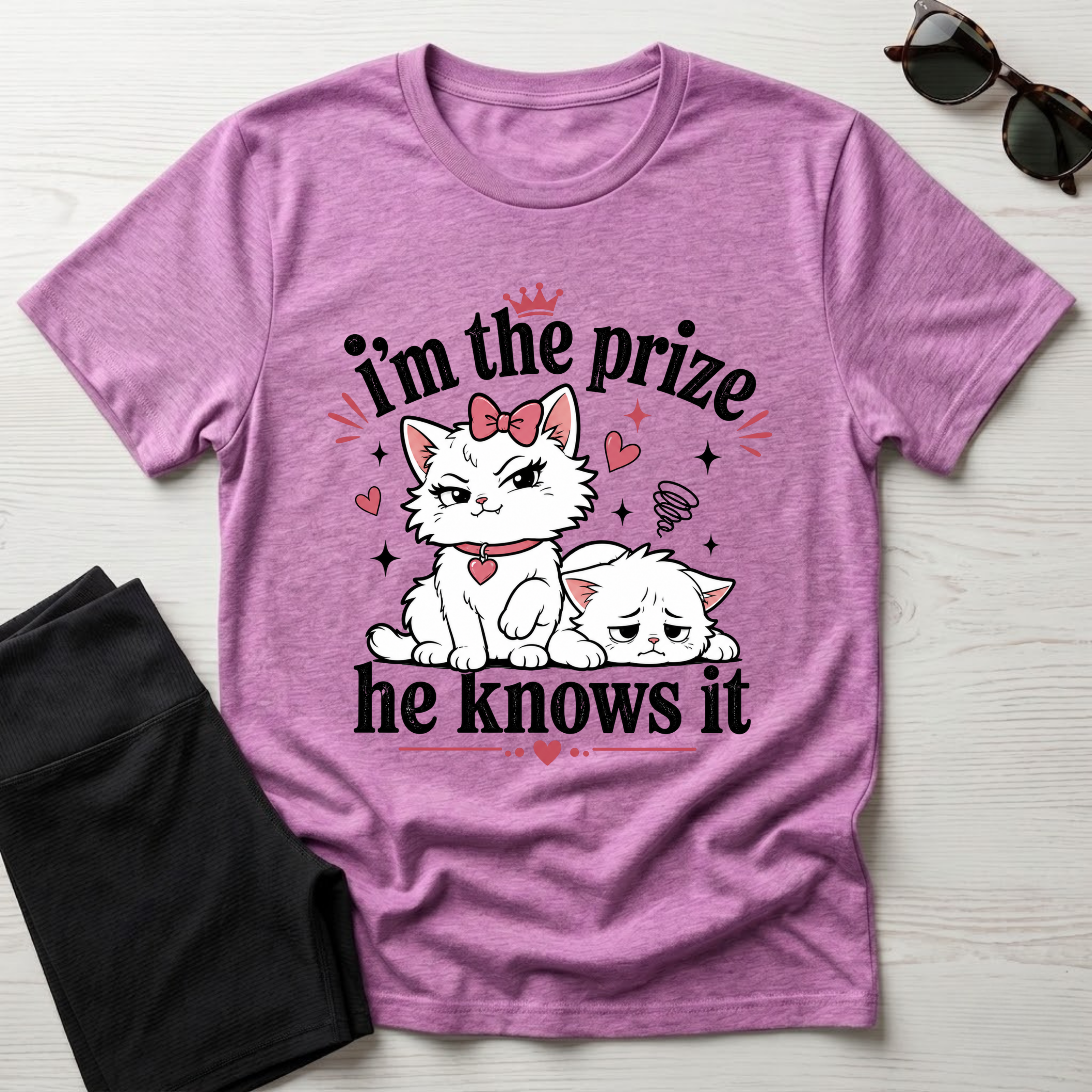 I'm the prize and he knows it T-Shirt