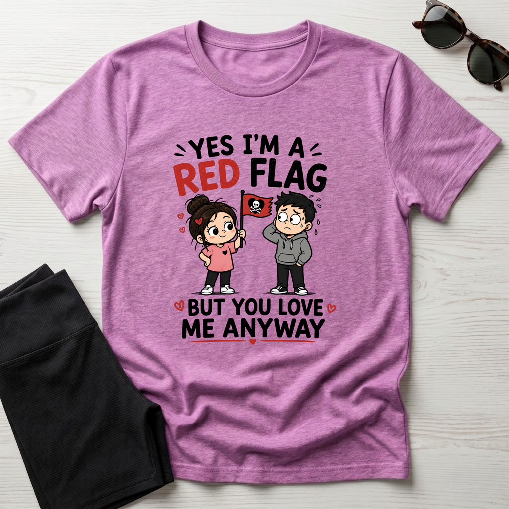 Yes I'm A Red Flag T-Shirt