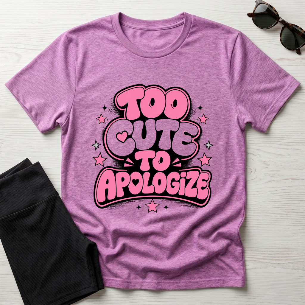 Too Cute To Apologize T-Shirt
