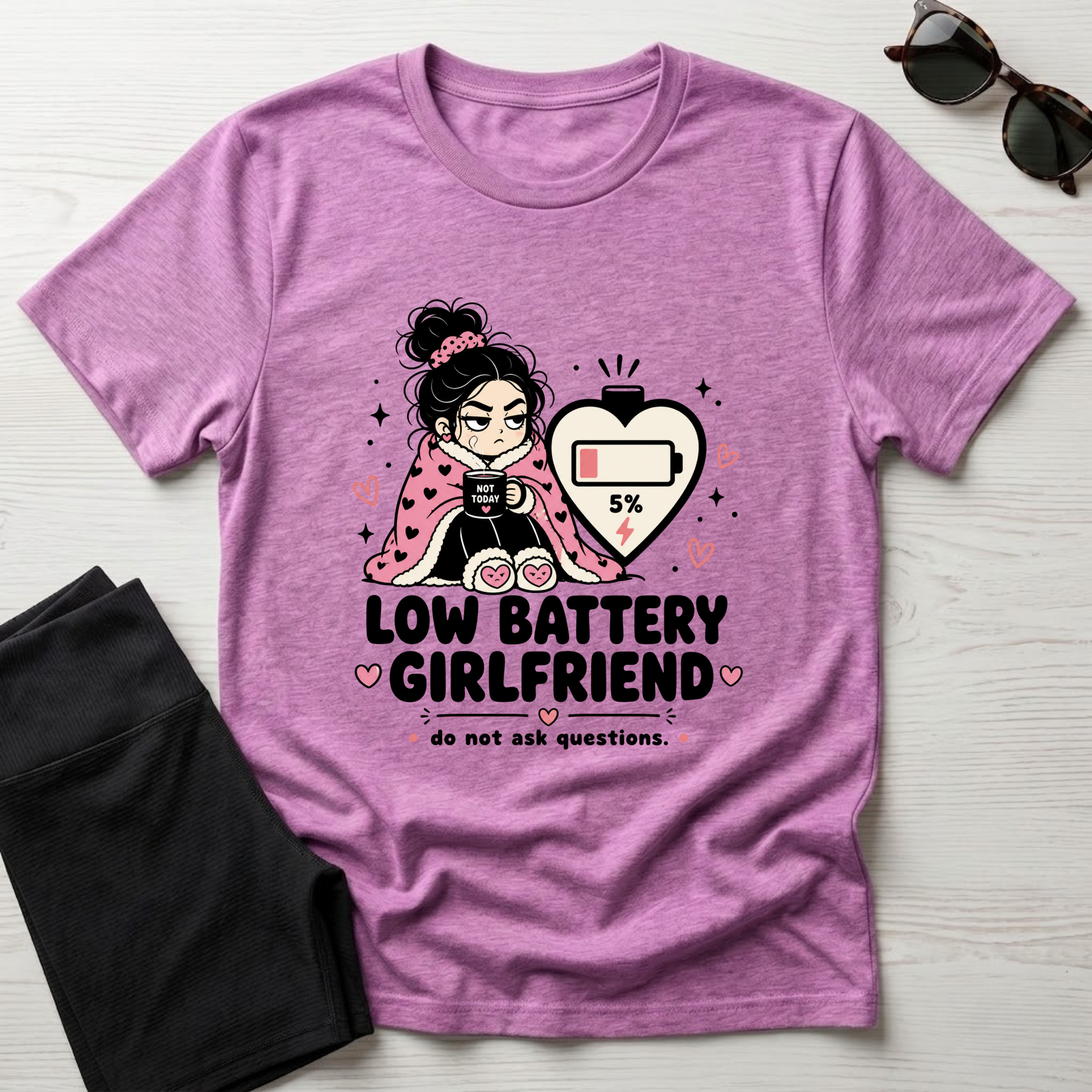 Low Battery Girlfriend T-Shirt