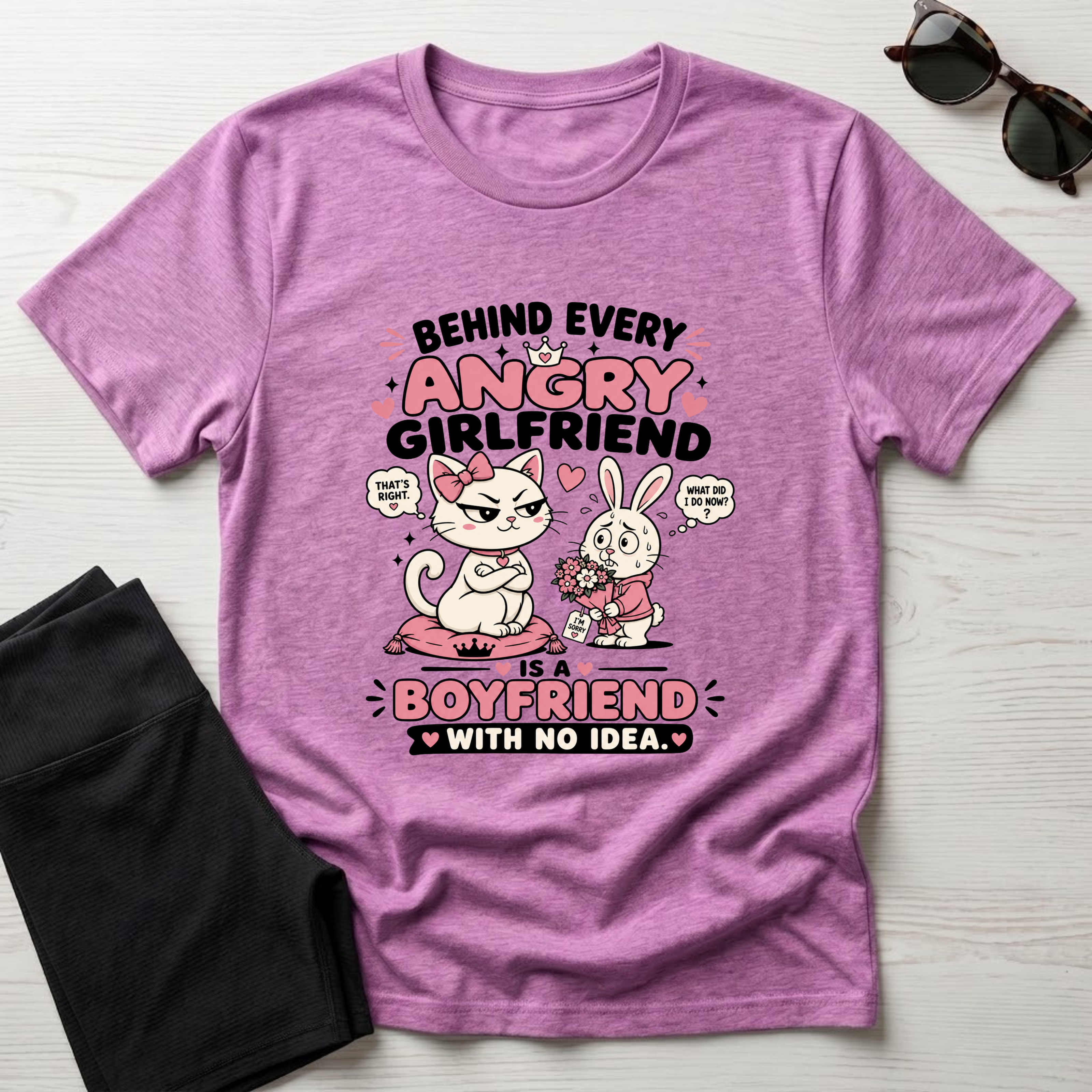 Behind Every Angry Girlfriend T-Shirt