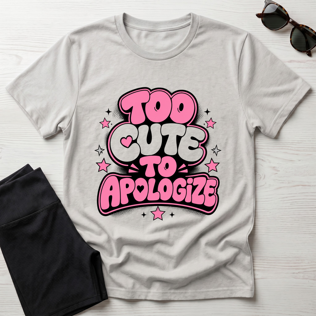 Too Cute To Apologize T-Shirt