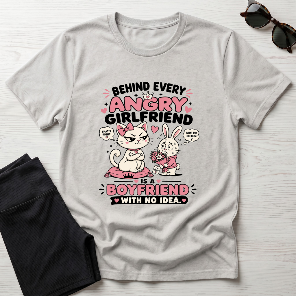 Behind Every Angry Girlfriend T-Shirt