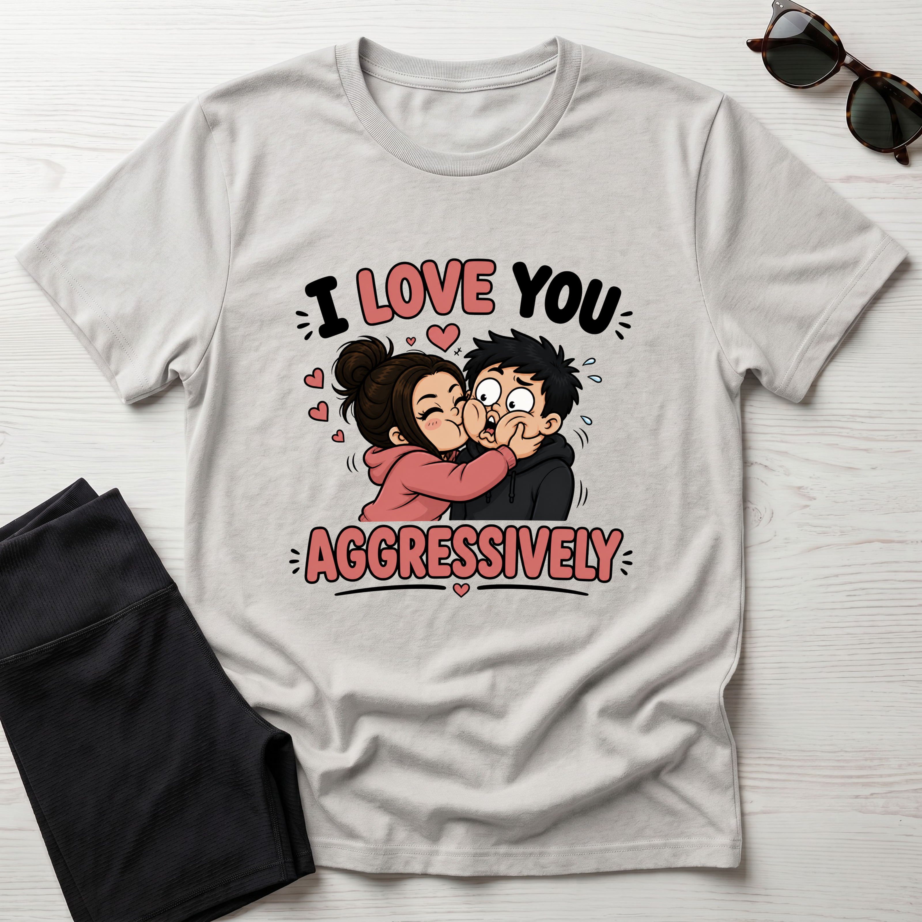 I Love You Aggressively T-Shirt