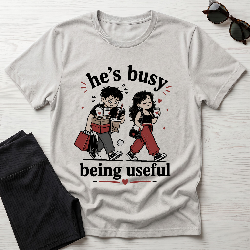 He's busy being useful T-Shirt