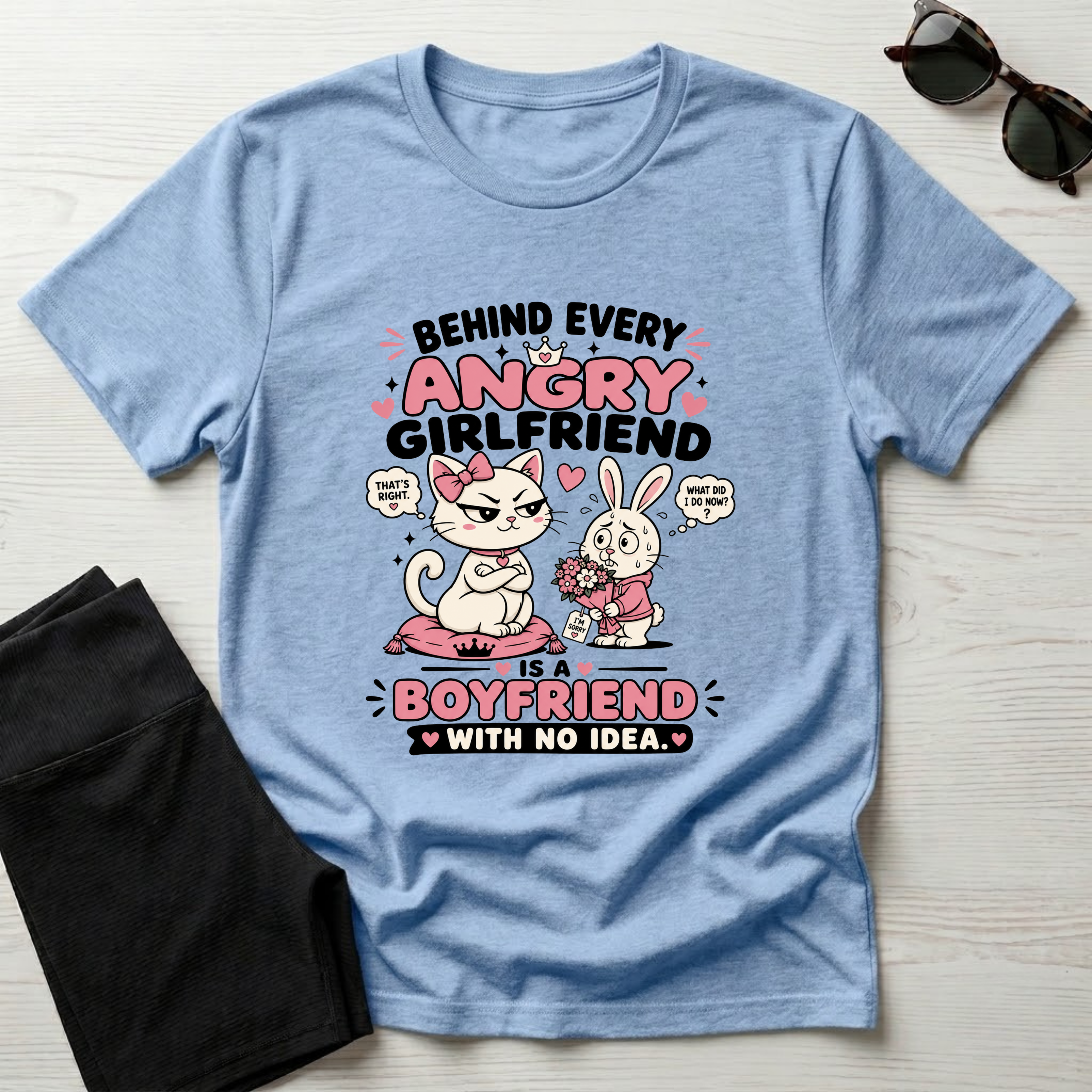 Behind Every Angry Girlfriend T-Shirt