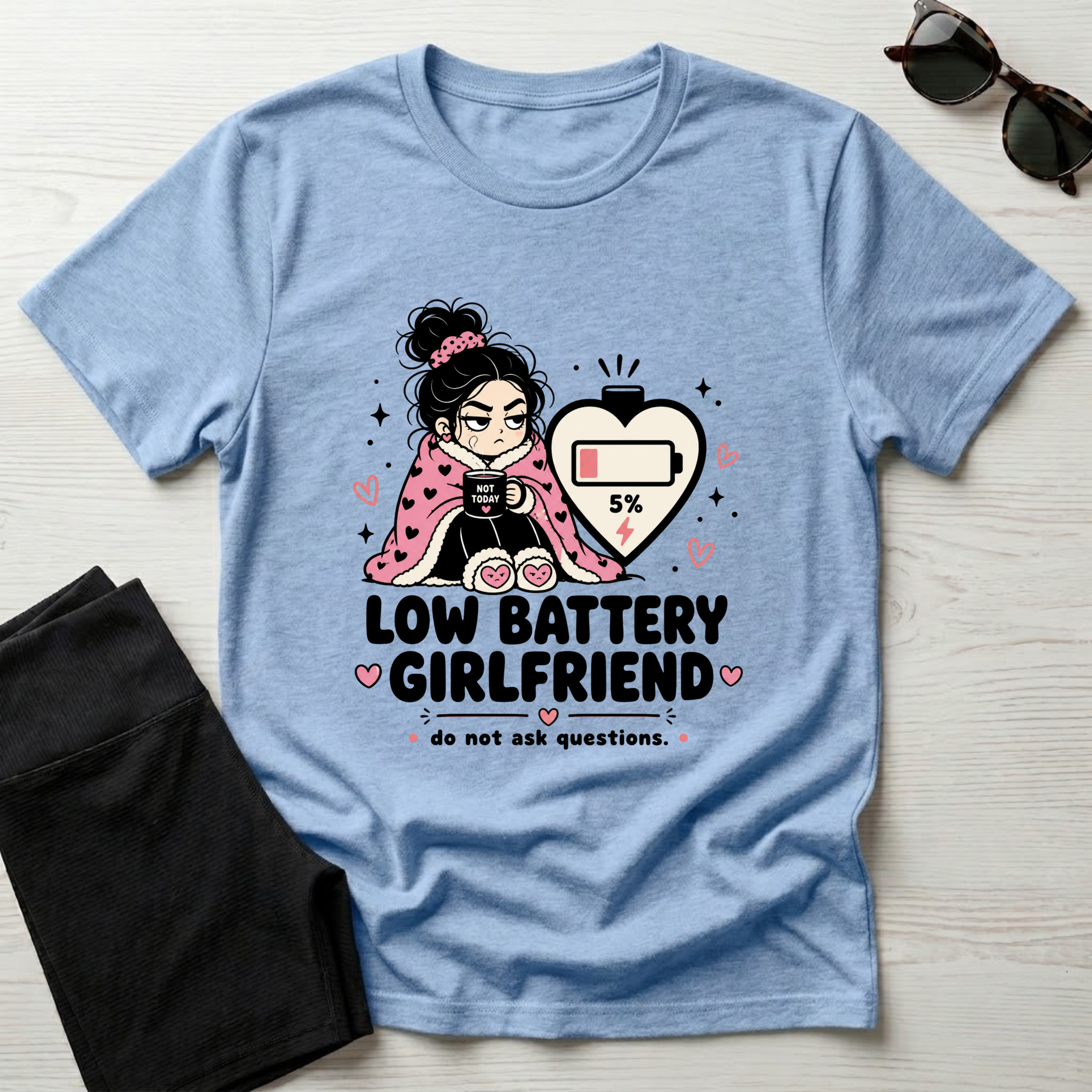 Low Battery Girlfriend T-Shirt