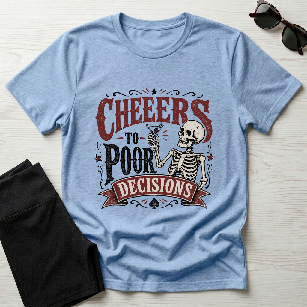 Cheers to Poor Decisions T-Shirt