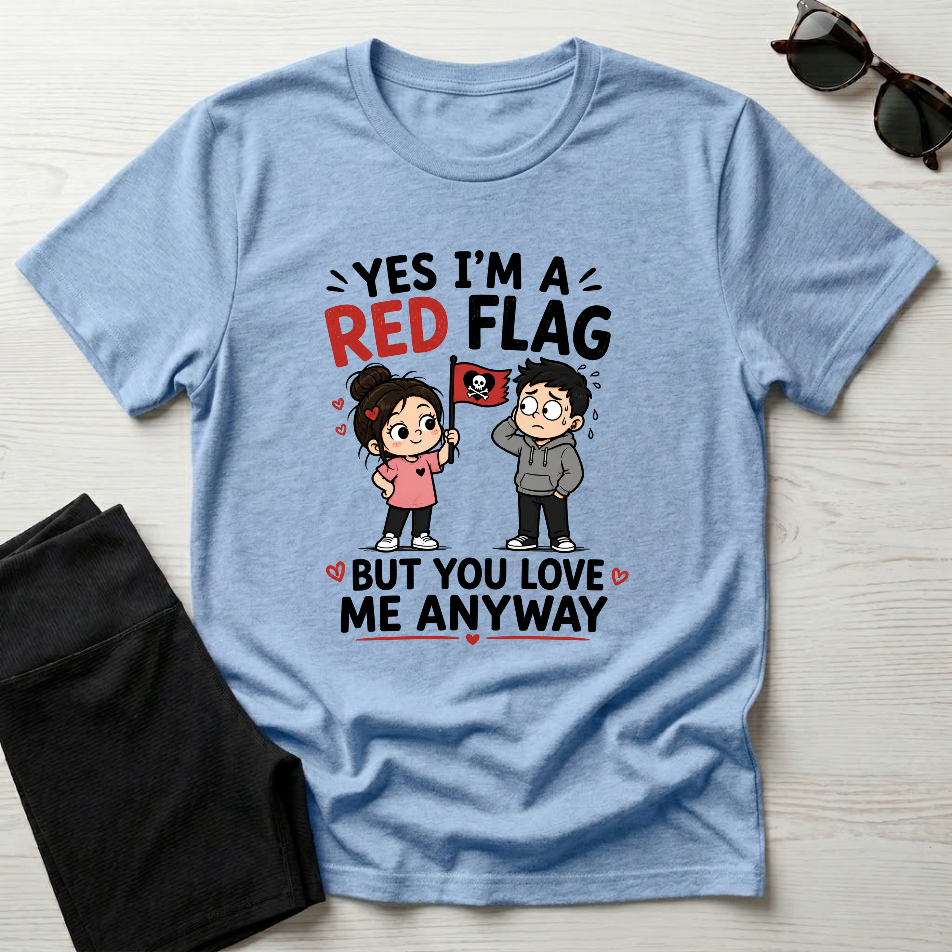 Yes I'm A Red Flag T-Shirt