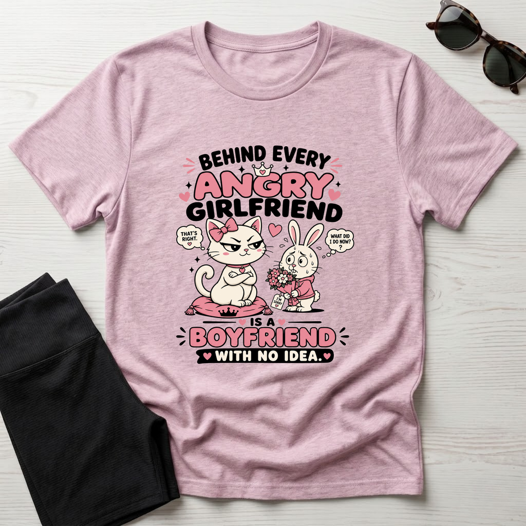 Behind Every Angry Girlfriend T-Shirt
