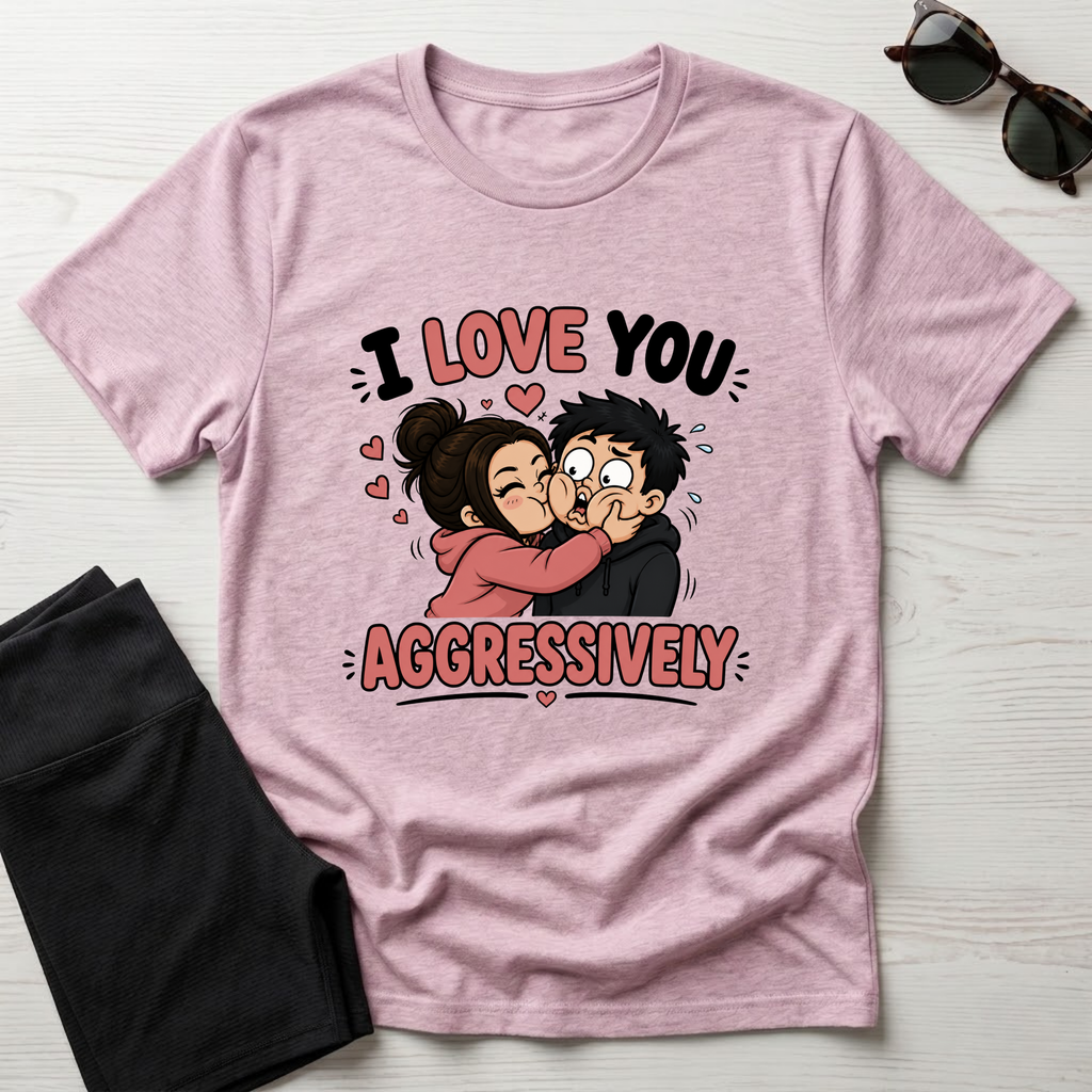 I Love You Aggressively T-Shirt