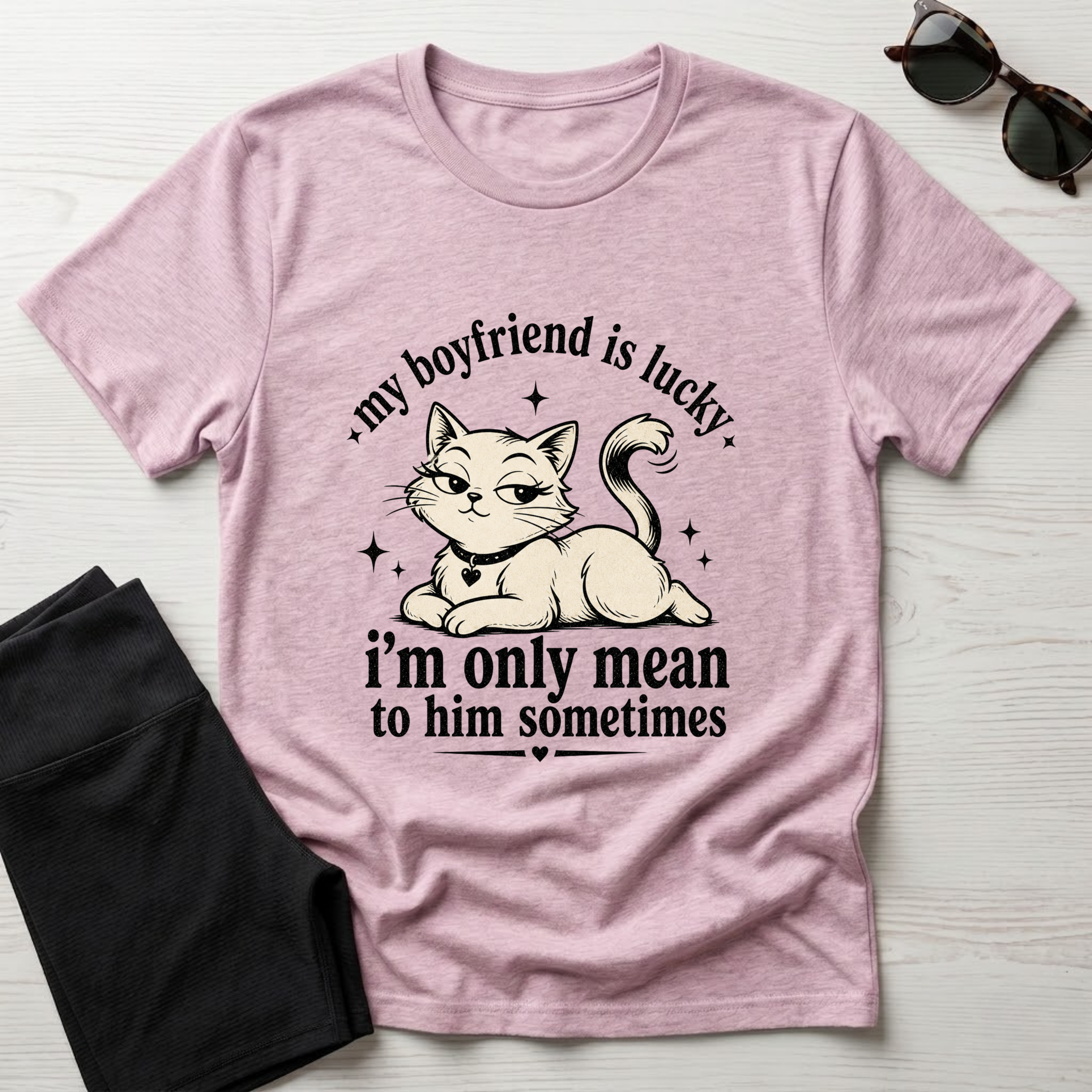 My Boyfriend is Lucky T-Shirt