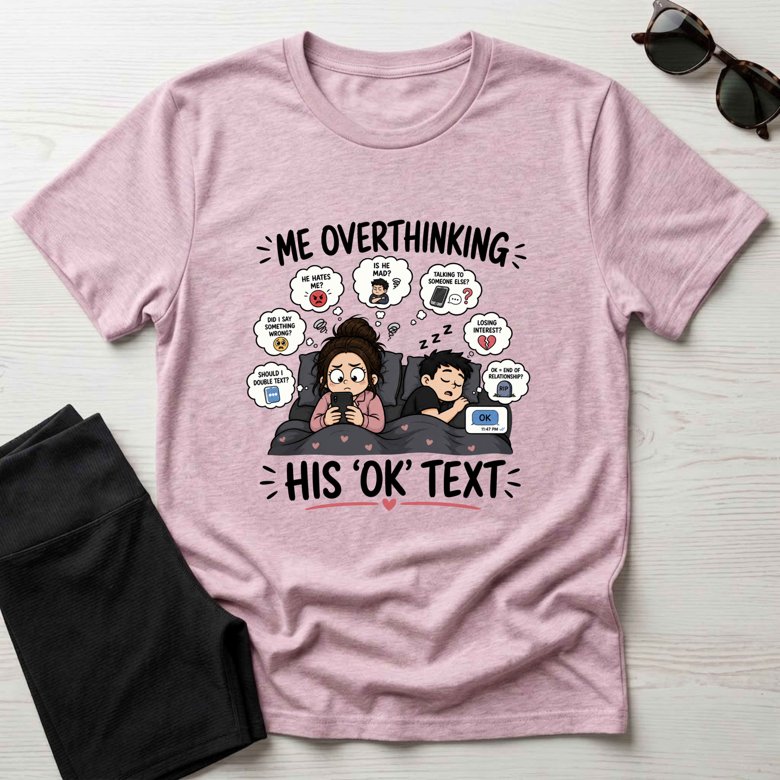 Me Overthinking T-Shirt