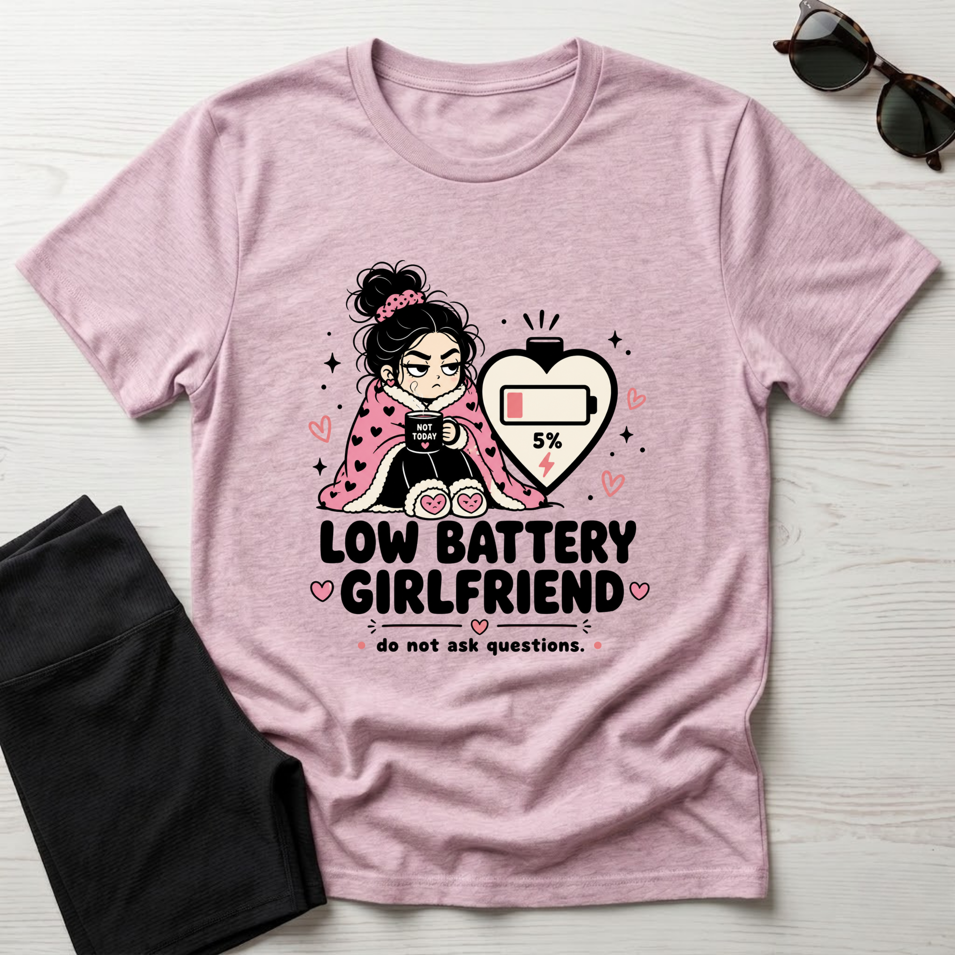 Low Battery Girlfriend T-Shirt