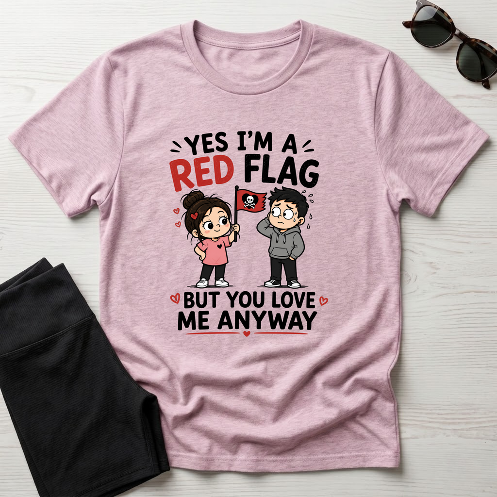 Yes I'm A Red Flag T-Shirt